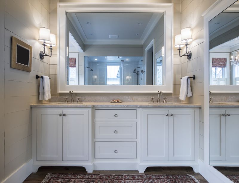 Floating Vanity with Under-Cabinet Lighting